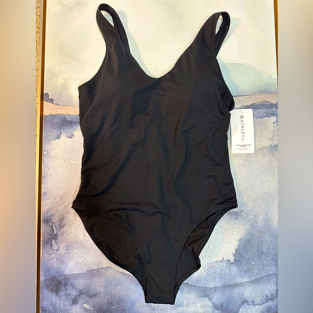 NWT ATHLETA SEYCHELLES One piece swimsuit Sz L / T